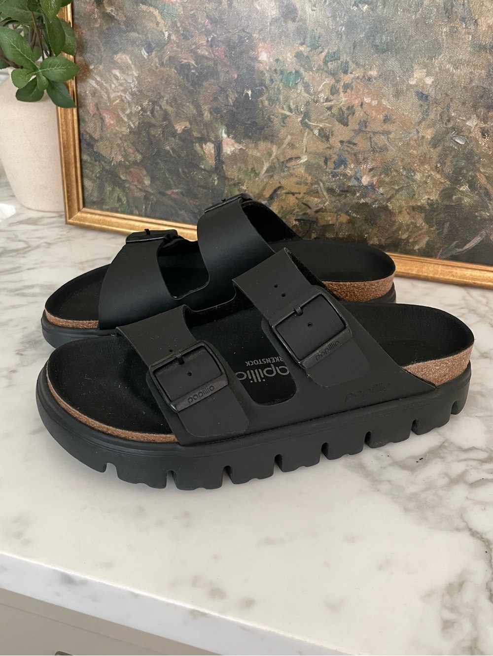 Birkenstock Papillio Arizona Chunky Sandals Size 9 (40) - Picture 2 of 10